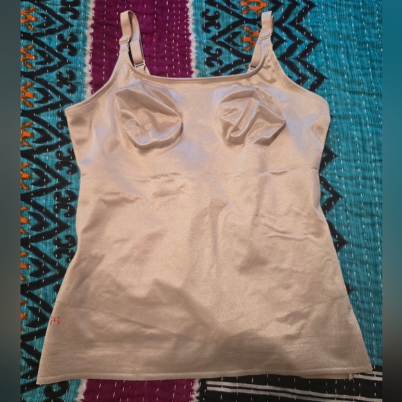 Ruby Ribbon Cream Camisole - Picture 1 of 7